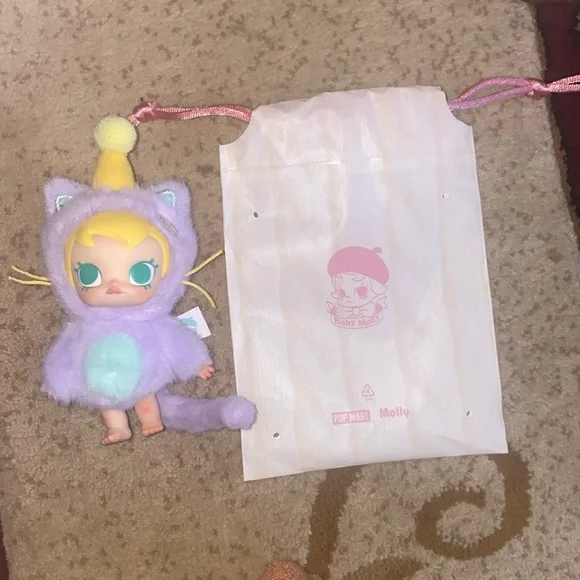 Leave Me Alone- Pop Mart Baby Molly Pocket Friends Vinyl Plush Pendant - Picture 3 of 7